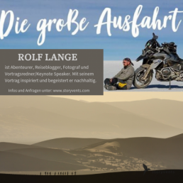 Rolf Lange Redner Ausfahrt Abenteuer